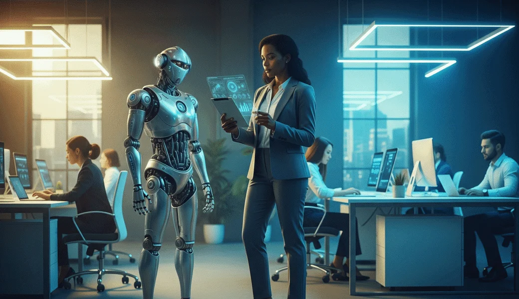 Adopt AI responsibly in your business concept