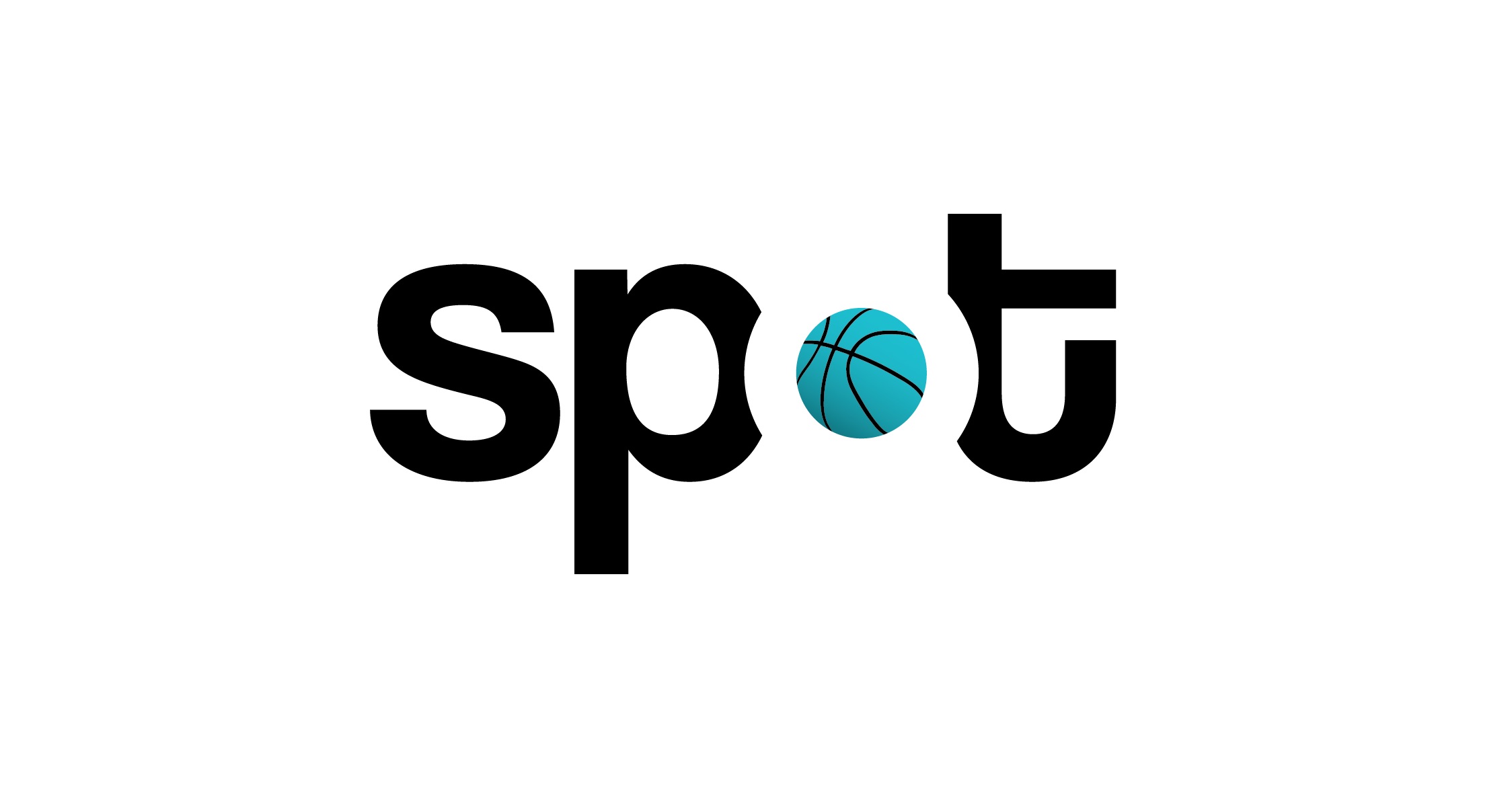 Spot On Tech logo with a blue basketball